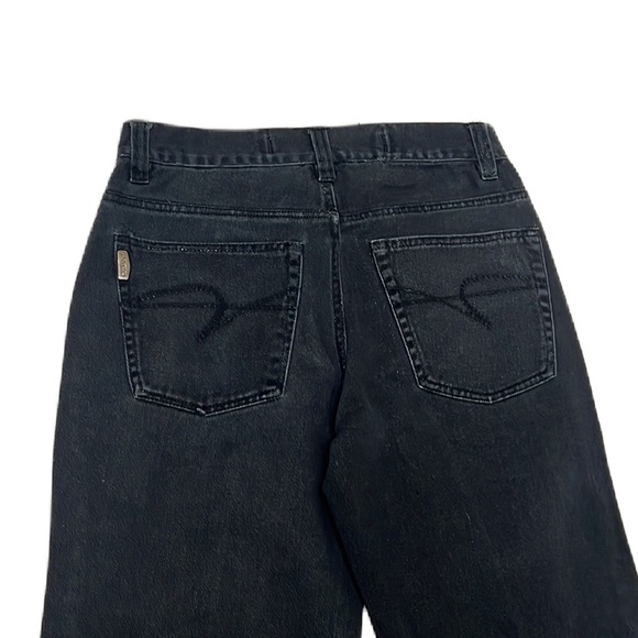 Paco Jean Company, 5-Pocket, Distressed, Ankle Jeans, Charcoal Black, Size 29x30 - Picture 5 of 11